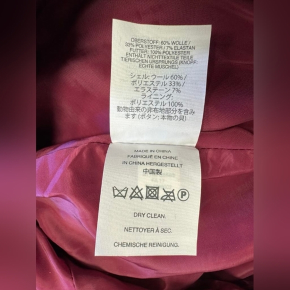 J.Crew Trousers Fuchsia Frilly Formal Size 4 Wool Blend - Picture 11 of 11